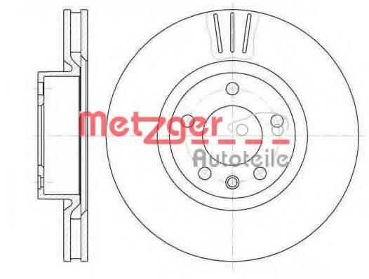 METZGER 6110240 гальмівний диск