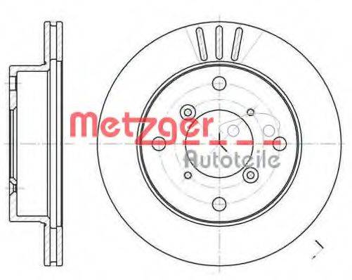 Тормозной диск METZGER 6399.10