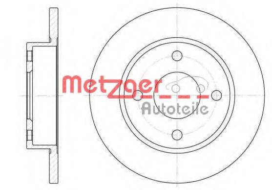 METZGER 642700 Тормозной диск
