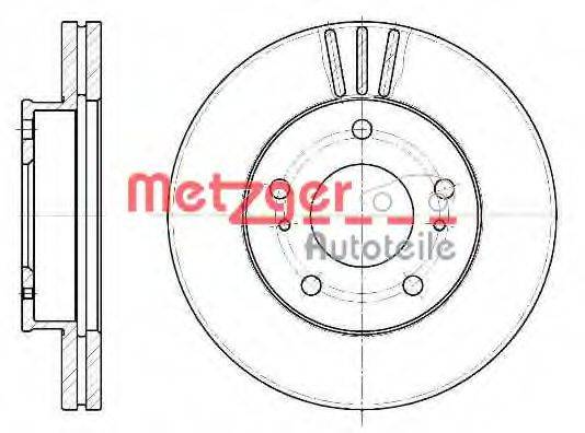 METZGER 644410 Тормозной диск