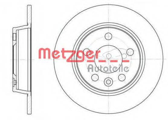 Тормозной диск METZGER 6453.00
