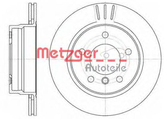 Тормозной диск METZGER 6458.10
