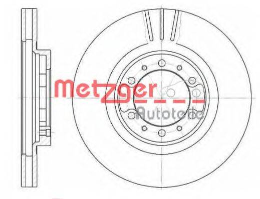 METZGER 6110331 Тормозной диск