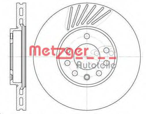 гальмівний диск METZGER 6494.10