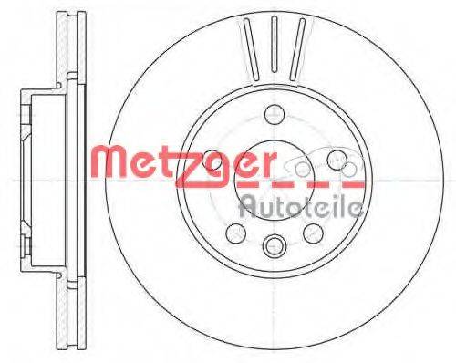 Тормозной диск METZGER 6496.10