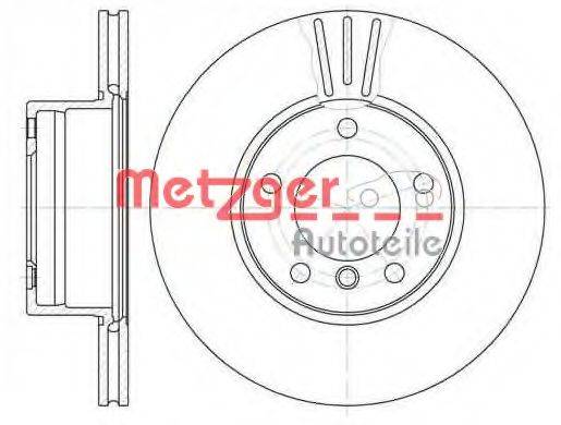 Тормозной диск METZGER 6514.10