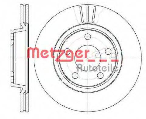 METZGER 654810 Тормозной диск