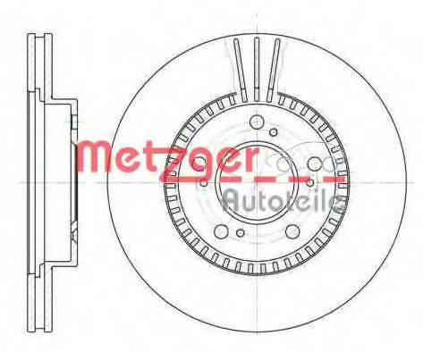 METZGER 658610 Тормозной диск