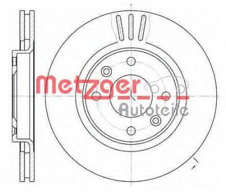 METZGER 660310 Тормозной диск