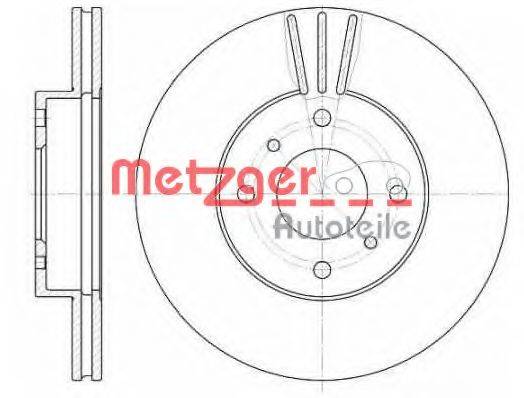 METZGER 661010 Тормозной диск