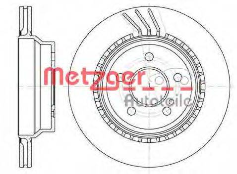 METZGER 676010 Тормозной диск