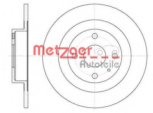 гальмівний диск METZGER 6110316