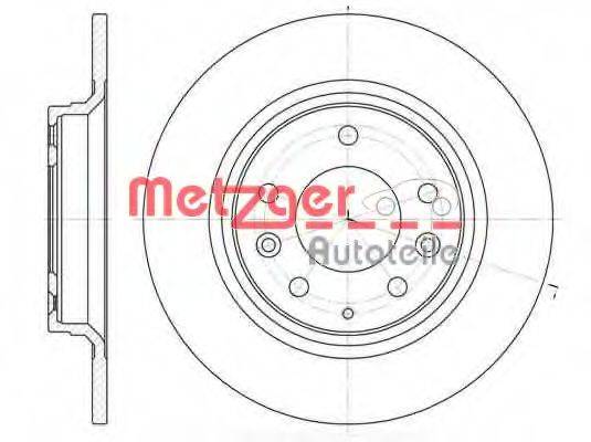 METZGER 688100 Тормозной диск