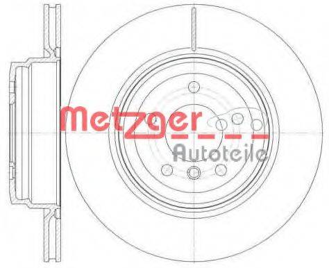 гальмівний диск METZGER 6976.10