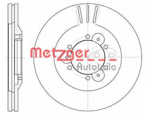 METZGER 656010 Тормозной диск