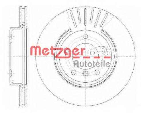 Тормозной диск METZGER 6589.10