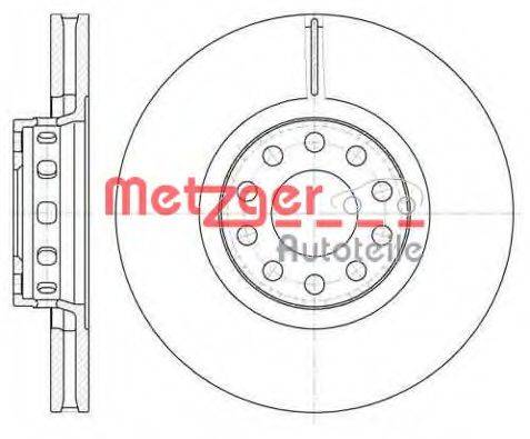гальмівний диск METZGER 6592.10
