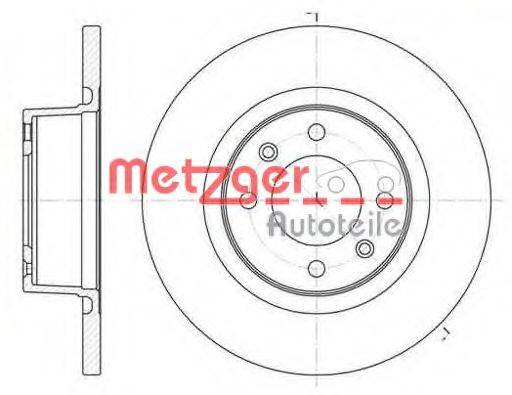 METZGER 660500 гальмівний диск
