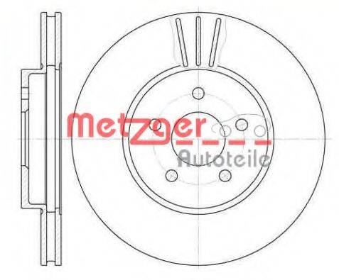METZGER 660710 Тормозной диск