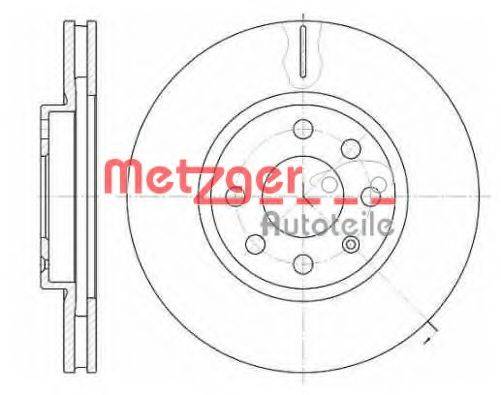 METZGER 661110 гальмівний диск