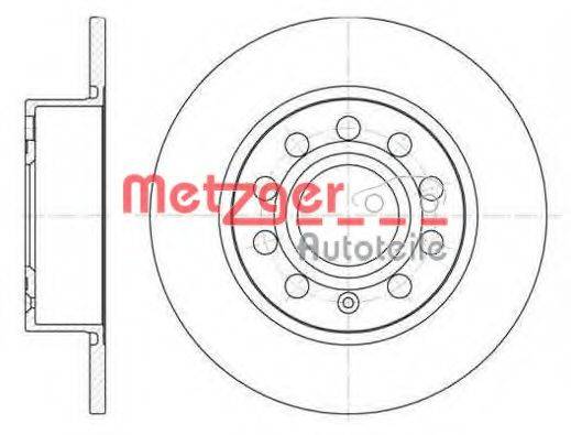 гальмівний диск METZGER 14861 V