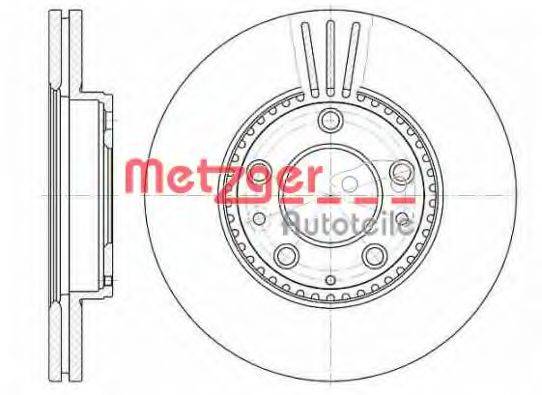METZGER 667310 Тормозной диск
