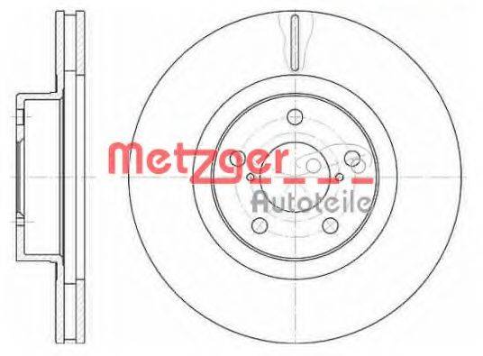 Тормозной диск METZGER 6715.10