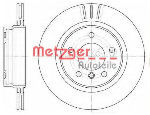METZGER 672210 Тормозной диск