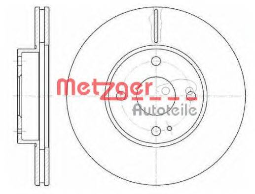 METZGER 684310 гальмівний диск