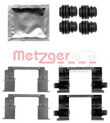 Комплектующие, колодки дискового тормоза METZGER 109-1840