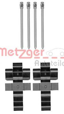 Комплектующие, колодки дискового тормоза METZGER 109-1852