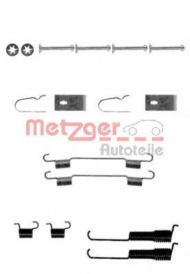 Комплектуючі, гальмівна колодка METZGER 105-0800