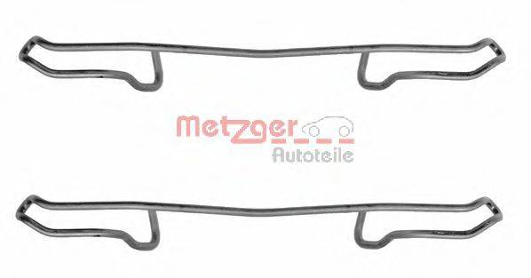Комплектующие, колодки дискового тормоза METZGER 109-1100