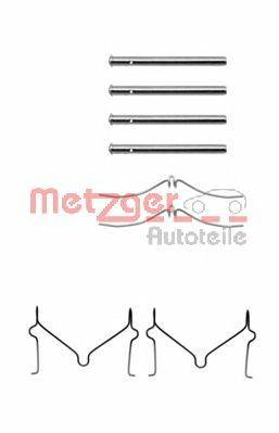 Комплектуючі, колодки дискового гальма METZGER 109-1126