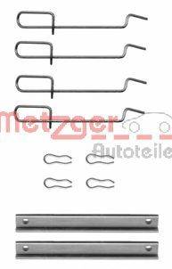 Комплектуючі, колодки дискового гальма METZGER 109-1151