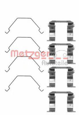 Комплектуючі, колодки дискового гальма METZGER 109-1158