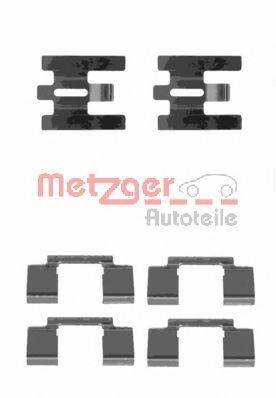 METZGER 1091160 Комплектуючі, колодки дискового гальма