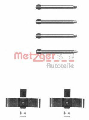 Комплектующие, колодки дискового тормоза METZGER 109-1195