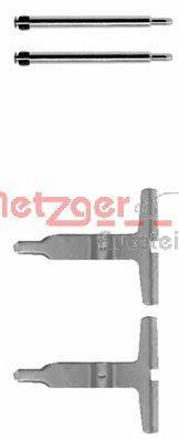 METZGER 1091217 Комплектуючі, колодки дискового гальма
