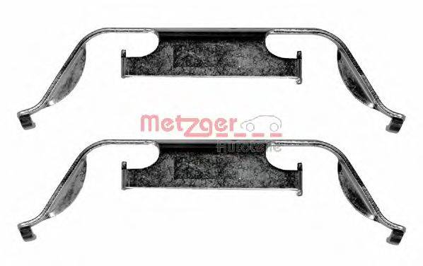 Комплектуючі, колодки дискового гальма METZGER 109-1222
