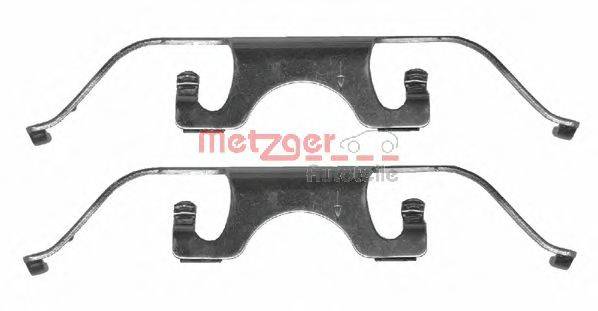 Комплектующие, колодки дискового тормоза METZGER 109-1224