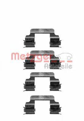 METZGER 1091231 Комплектуючі, колодки дискового гальма