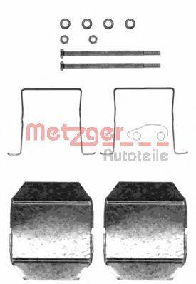 Комплектуючі, колодки дискового гальма METZGER 109-1237