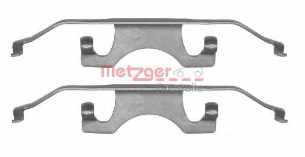 Комплектуючі, колодки дискового гальма METZGER 109-1241
