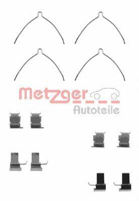 METZGER 1091261 Комплектующие, колодки дискового тормоза