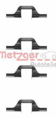METZGER 1091263 Комплектуючі, колодки дискового гальма