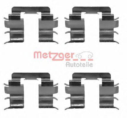 Комплектуючі, колодки дискового гальма METZGER 109-1272