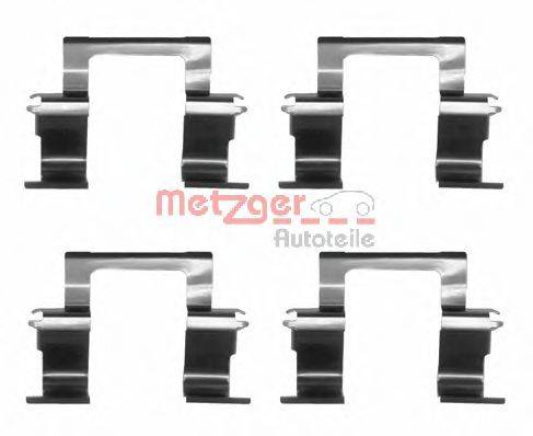 METZGER 1091274 Комплектуючі, колодки дискового гальма