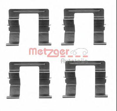 METZGER 1091605 Комплектующие, колодки дискового тормоза