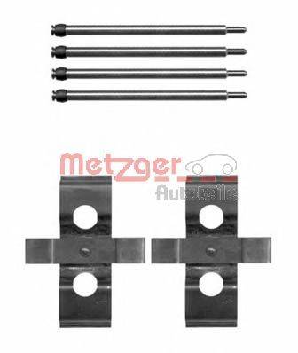 METZGER 1091611 Комплектуючі, колодки дискового гальма